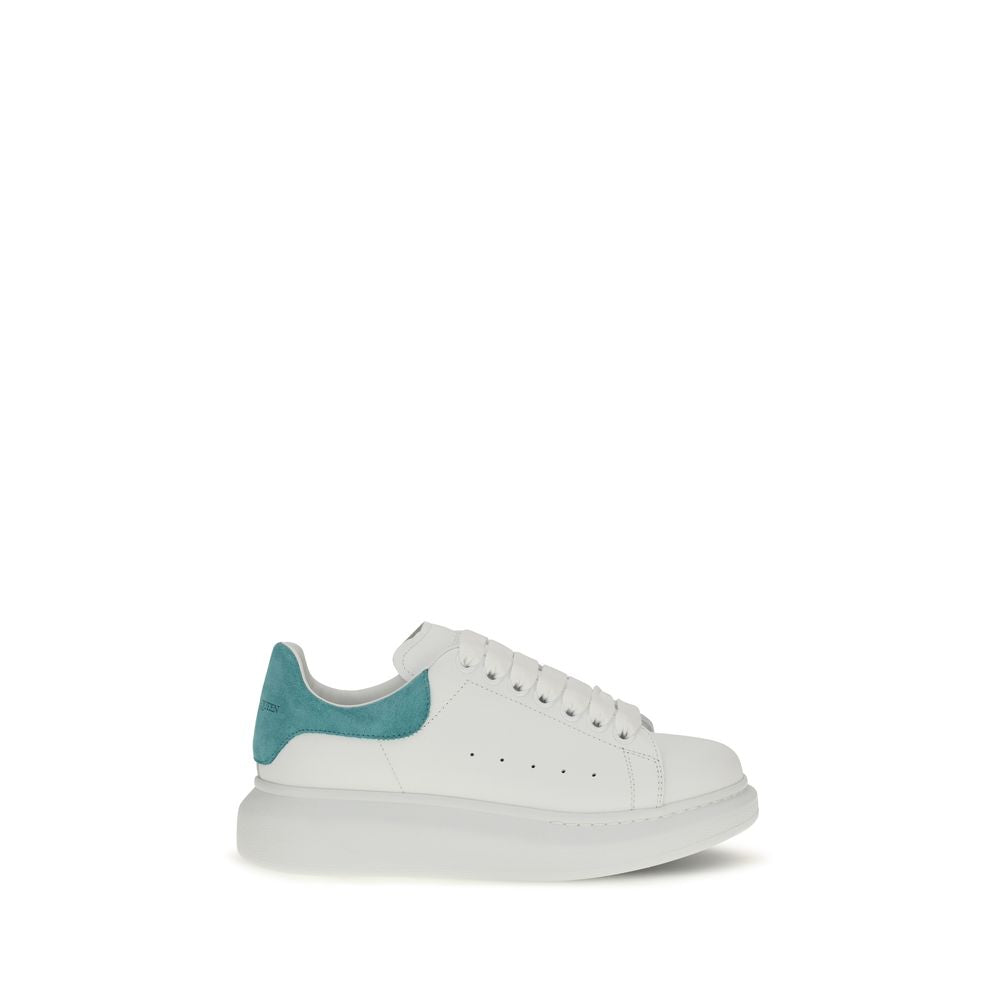 Alexander McQueen Weiße Kalbsleder Bos Taurus Chunky Sneaker