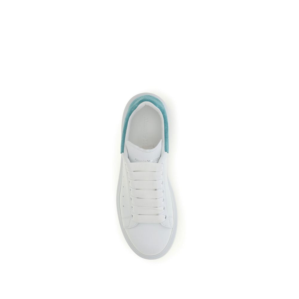 Alexander McQueen Weiße Kalbsleder Bos Taurus Chunky Sneaker