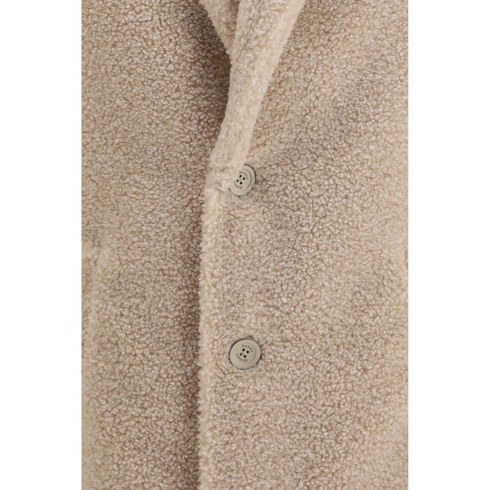 Herno Beiger Wollmantel