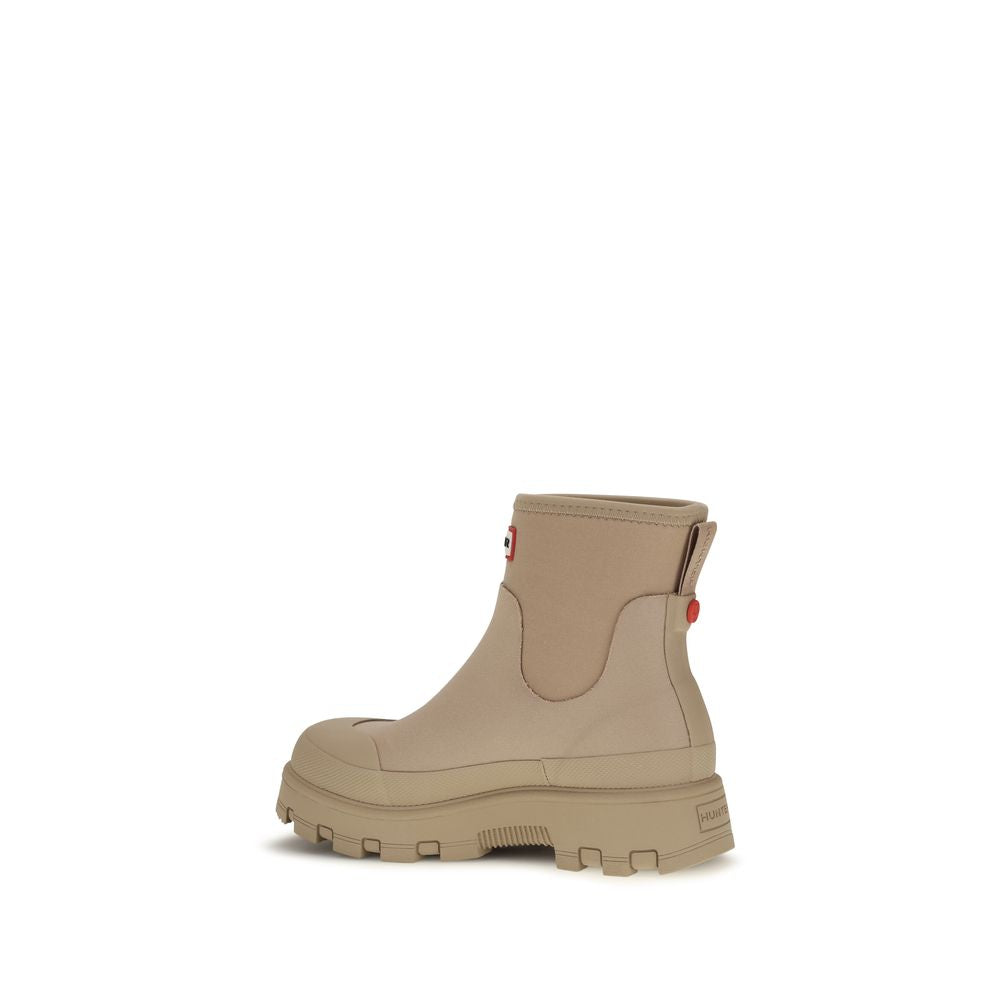 Hunter Beige Gummistiefel Chelsea