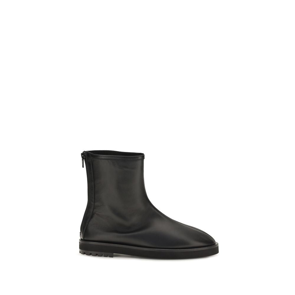 Dear Frances Schwarze Ankle Boots aus Kalbsleder Bos Taurus