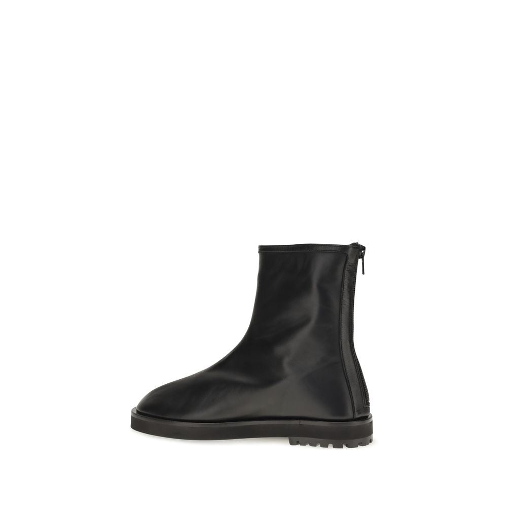 Dear Frances Schwarze Ankle Boots aus Kalbsleder Bos Taurus