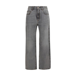 Brunello Cucinelli Graue Jeans aus Baumwolle