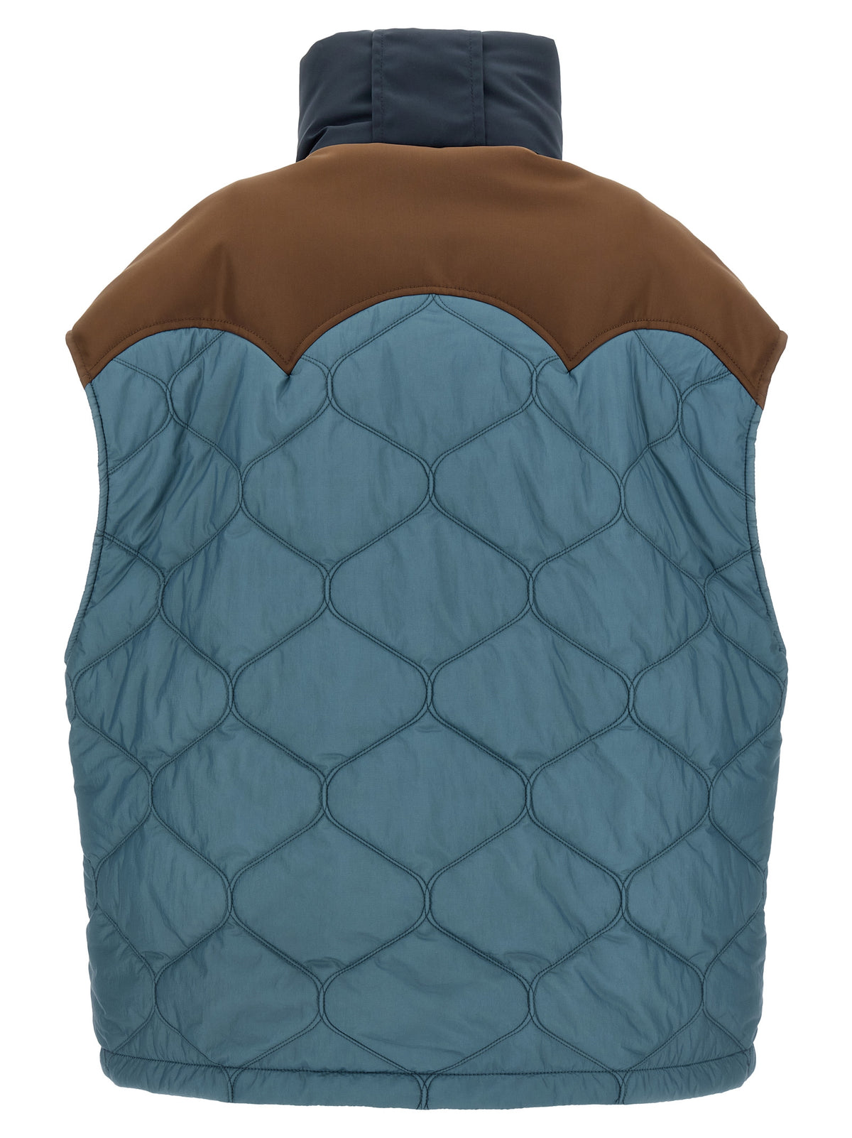MARBELL Blaue Ärmellose Jacke aus Polyamid