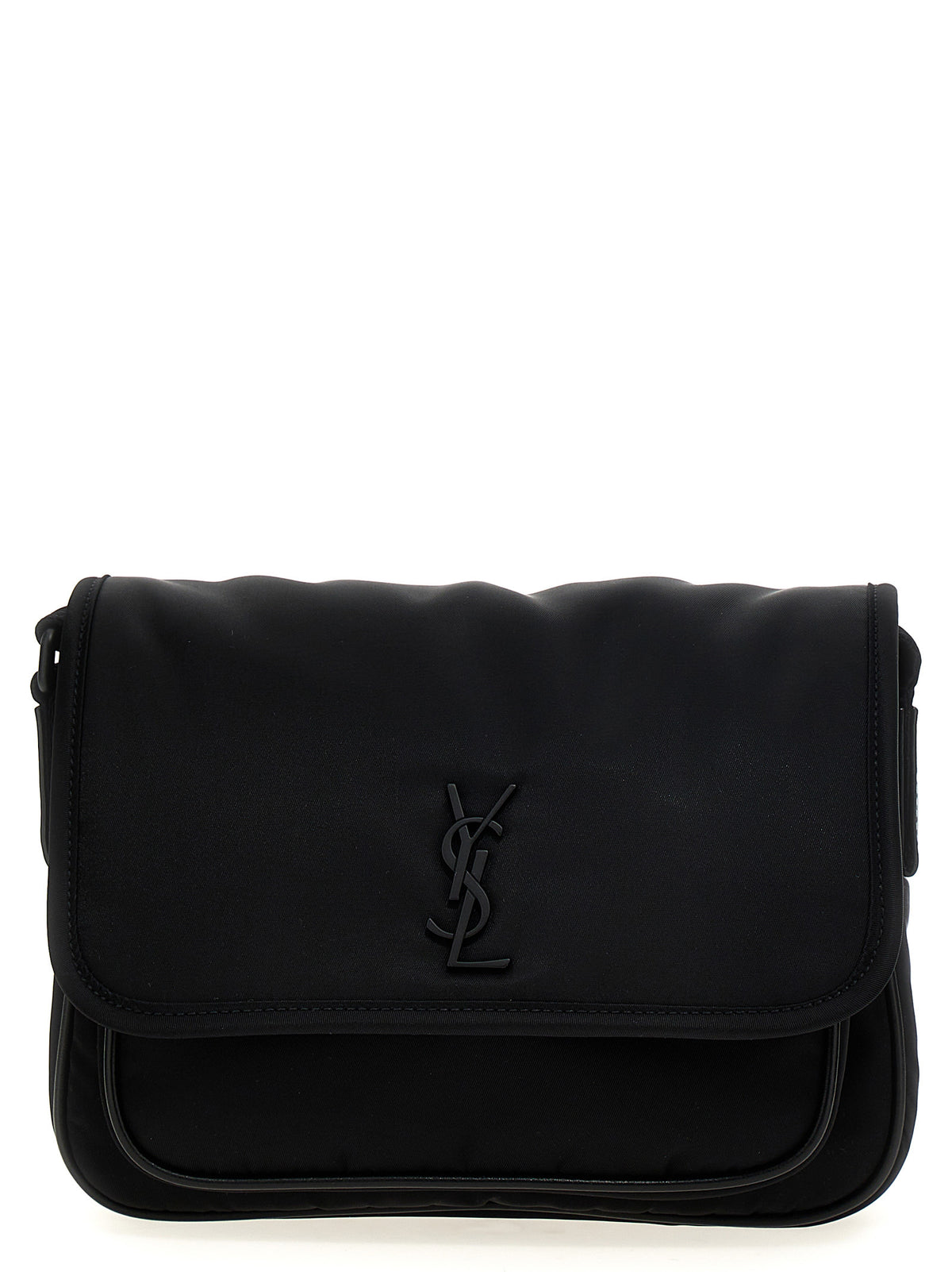 Saint Laurent Schwarze Crossbody-Tasche aus Polyamid