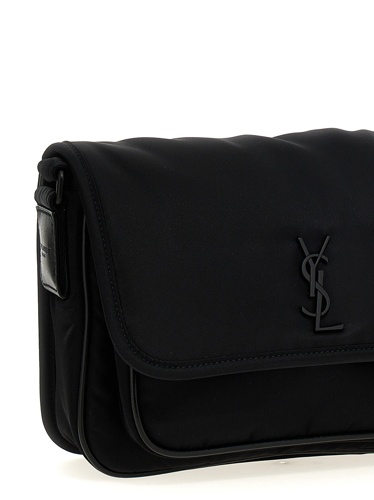 Saint Laurent Schwarze Crossbody-Tasche aus Polyamid