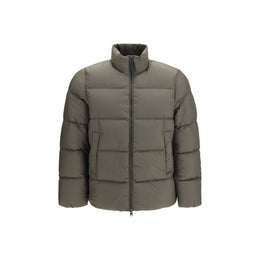 Woolrich Zweifarbige Daunenjacke in voller Länge