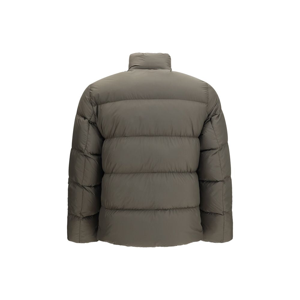 Woolrich Zweifarbige Daunenjacke in voller Länge