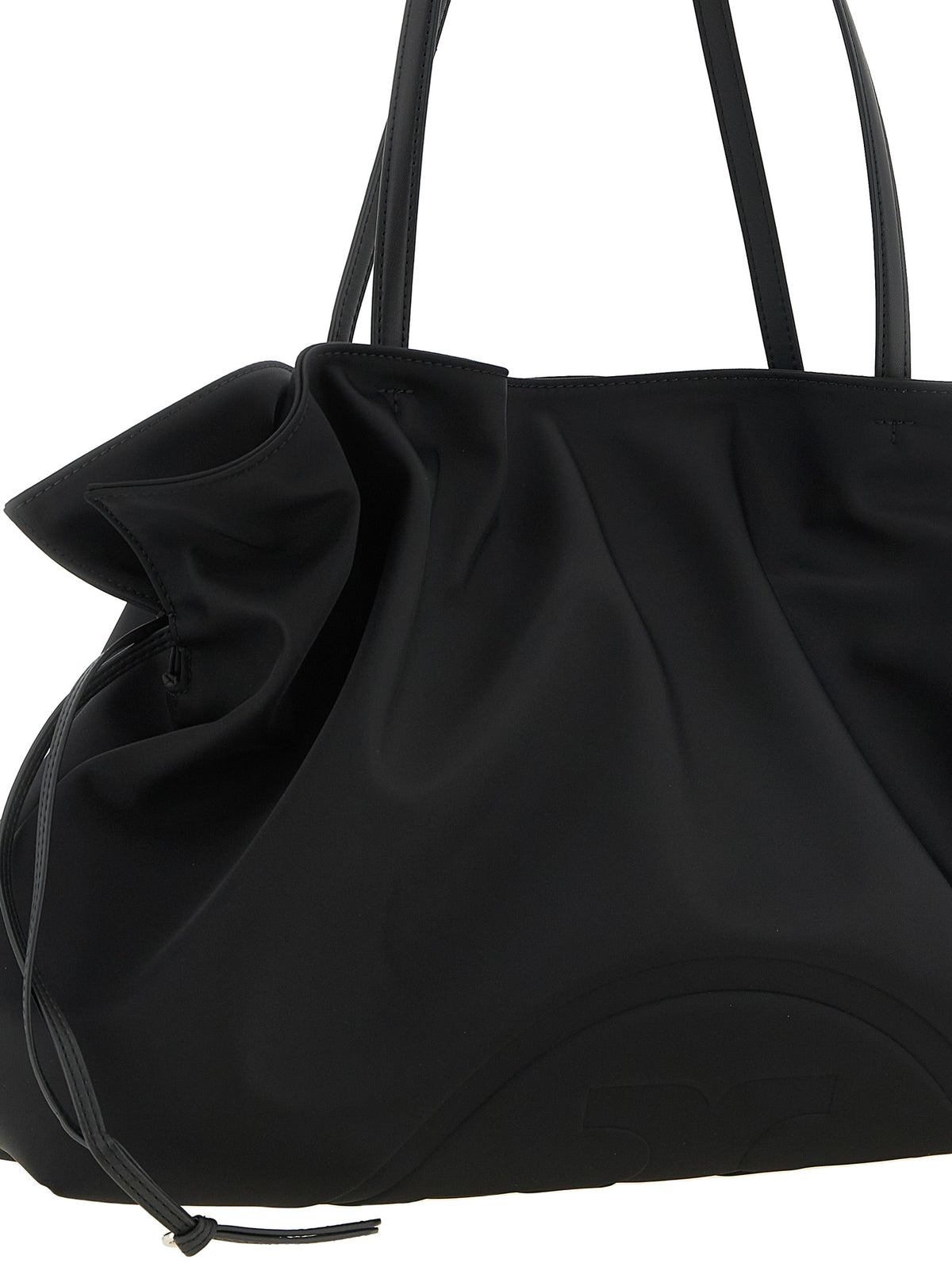 Tory Burch Schwarze Schultertasche aus Polyamid