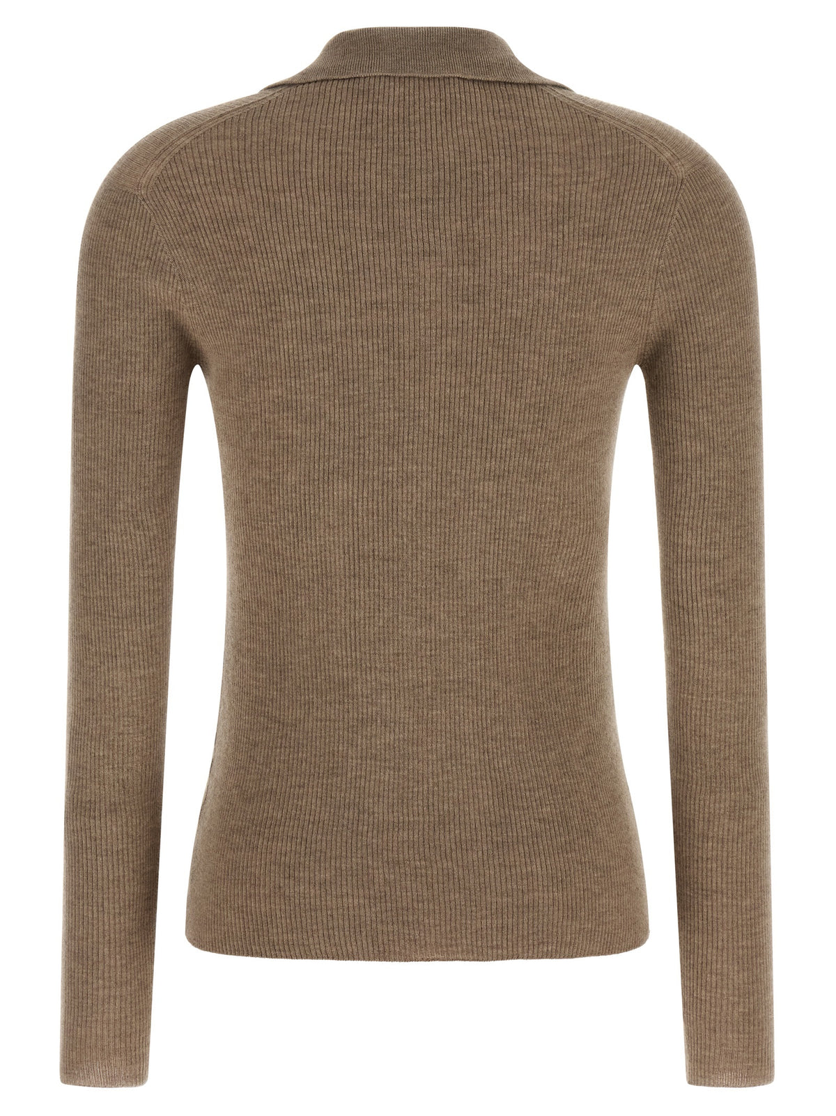 Max Mara Beige Kaschmir-Poloshirt