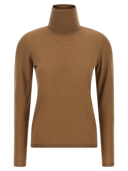 Max Mara Beige Virgin Wool Cardigan