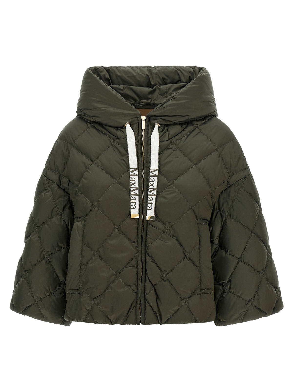 Max Mara Zweifarbiger Parka aus Polyamid