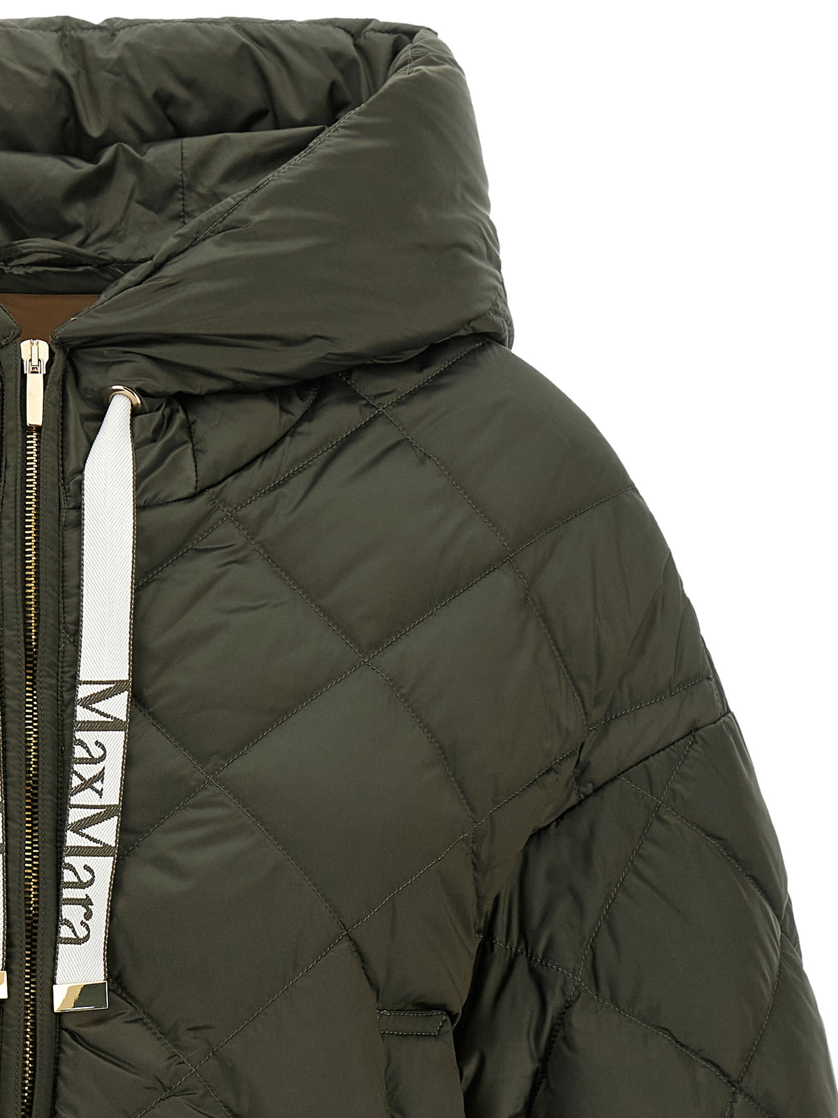 Max Mara Zweifarbiger Parka aus Polyamid