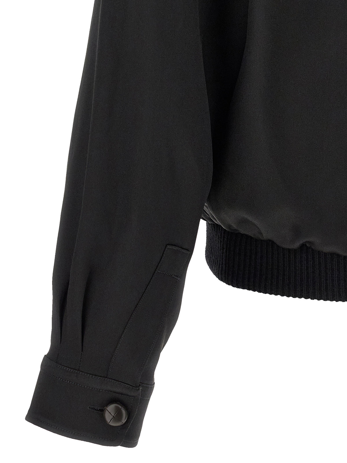 ZEGNA Schwarzer Sweatshirt aus Satin