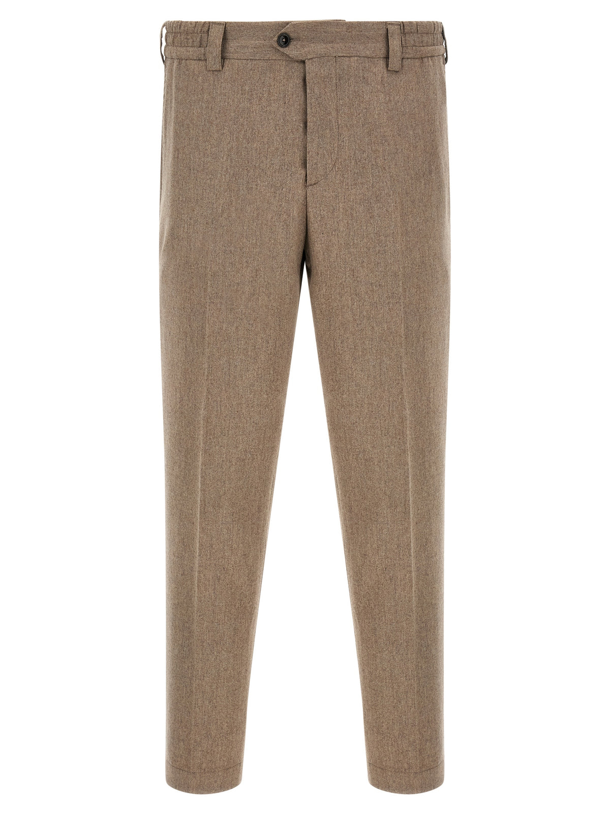 PT Torino Beige Virgin Wool Casual Pants
