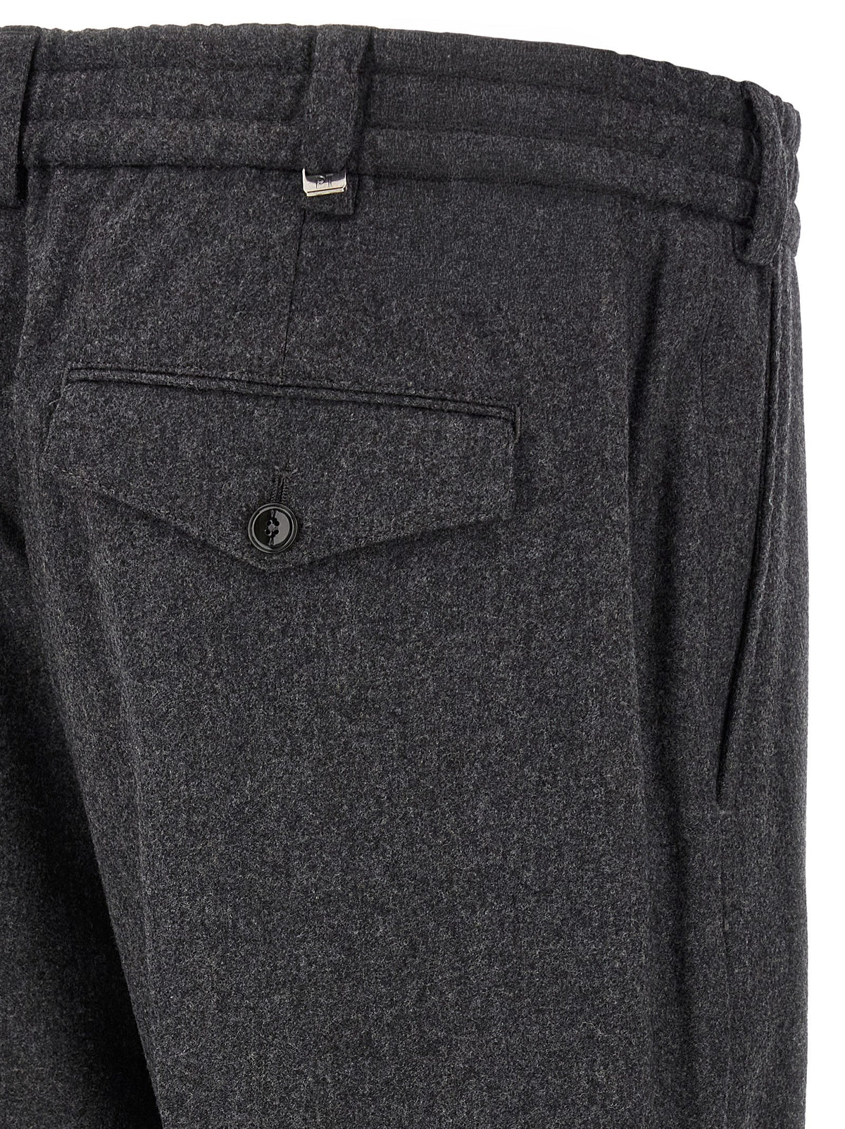 PT Torino Graue Hose aus reiner Schurwolle