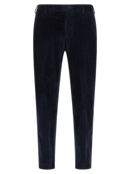 PT Torino Blaue Baumwoll-Freizeithose