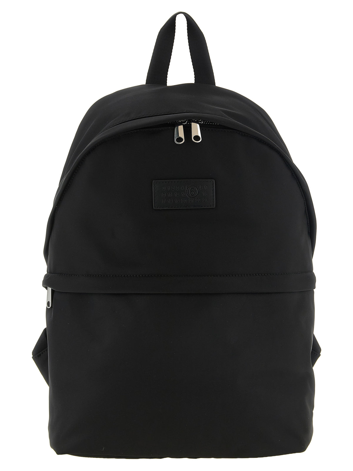 MM6 Maison Margiela Schwarzer Polyamid-Rucksack