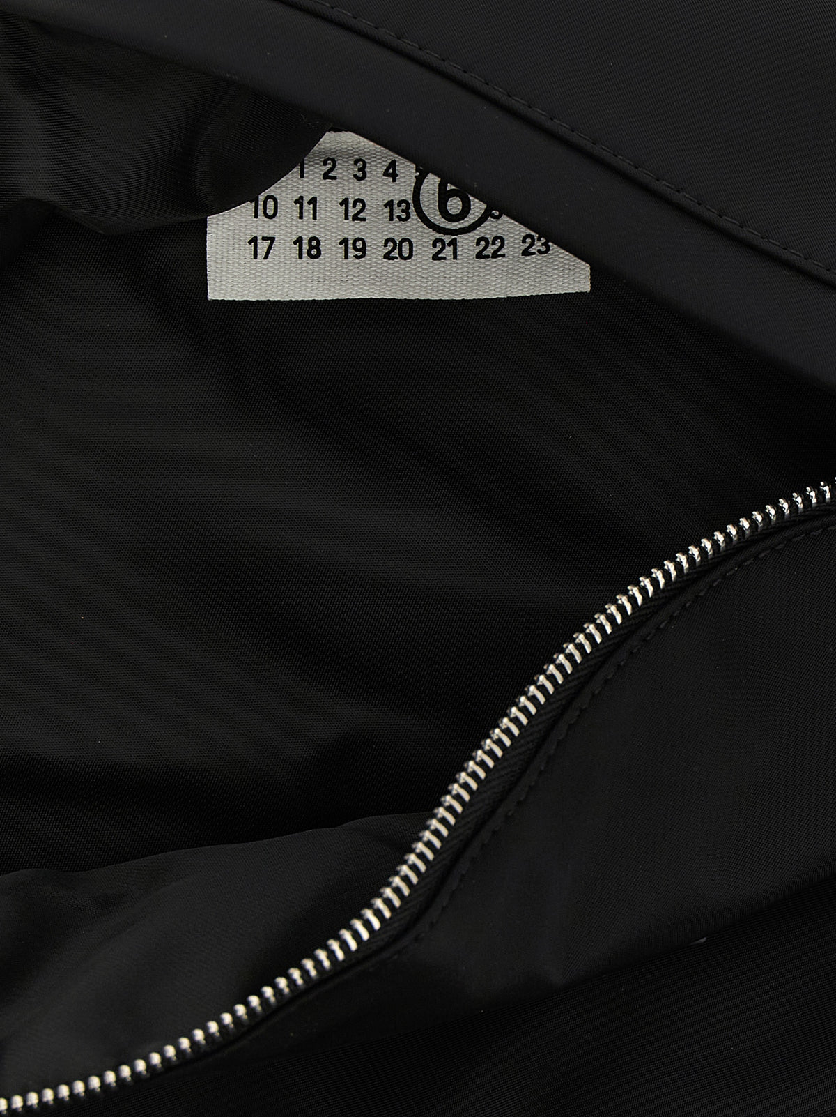 MM6 Maison Margiela Schwarzer Polyamid-Rucksack