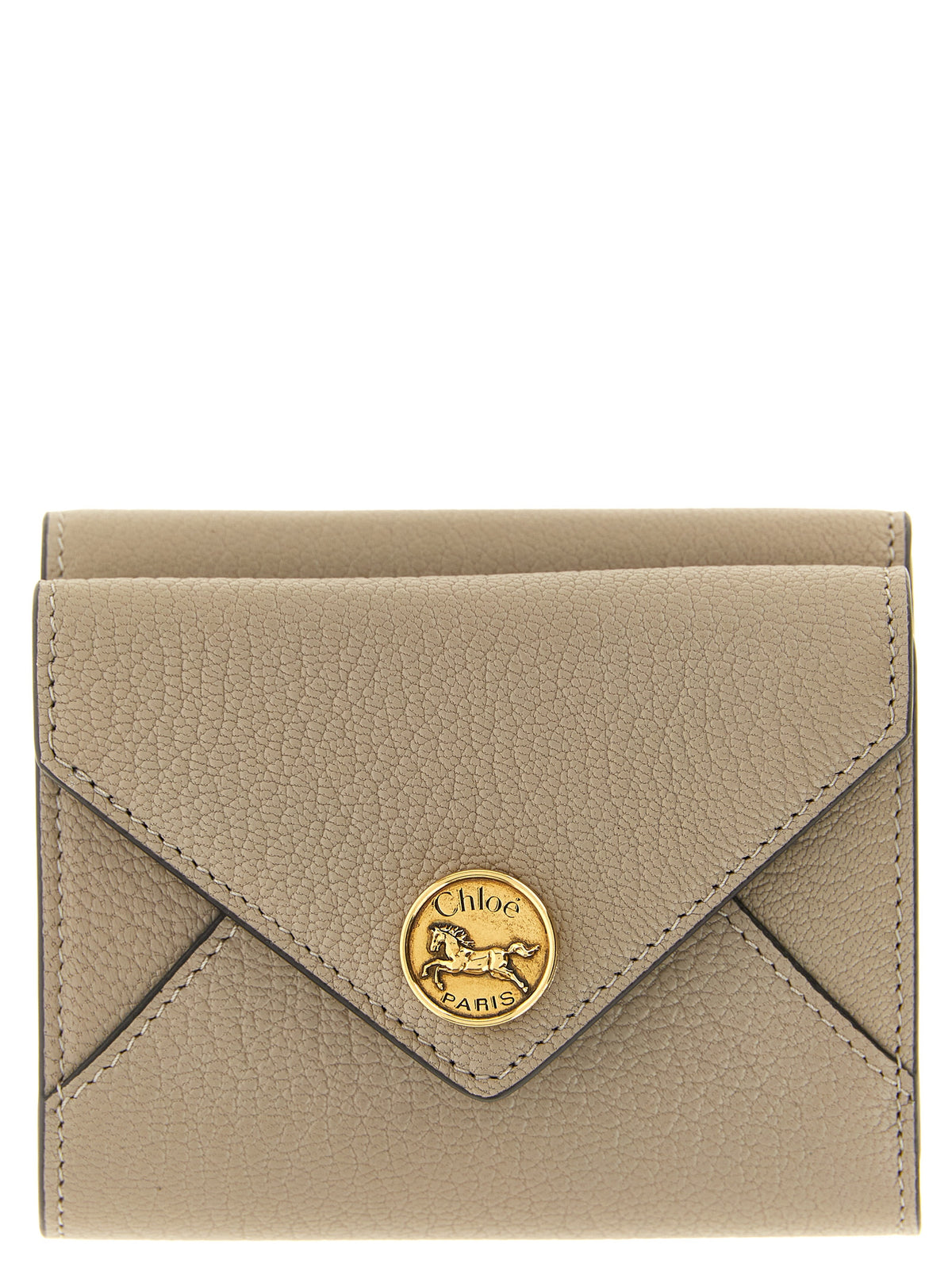 Chloé Beige Ziegenleder Kartenetui