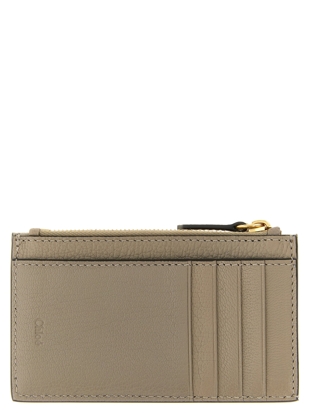 Chloé Beige Ziegenleder Kartenetui