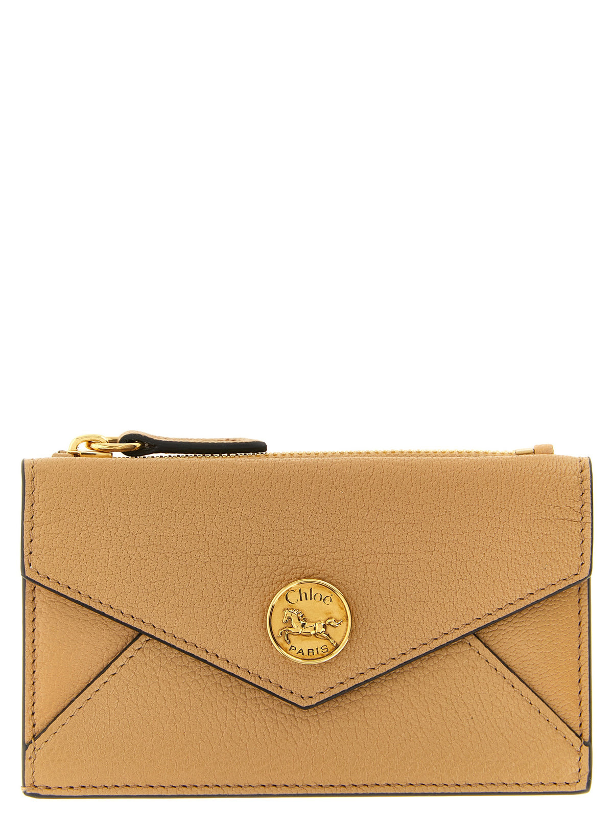 Chloé Multicolor Ziegenleder Kartenetui