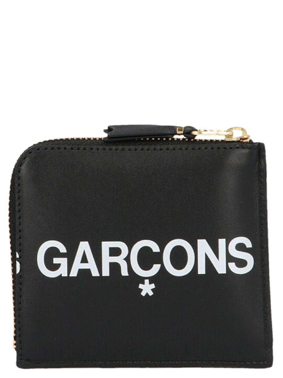 Comme Des Garçons Schwarzer Kartenhalter aus Rindsleder