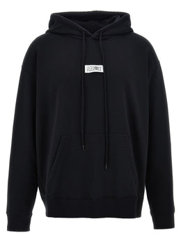MM6 Maison Margiela Schwarzer Baumwoll-Sweatshirt