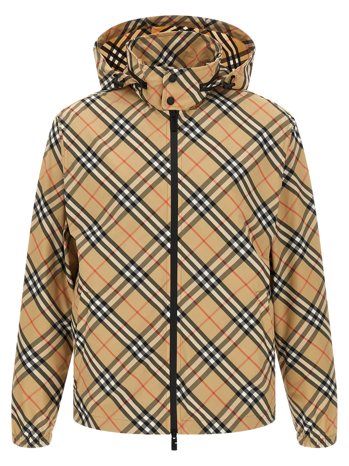 Burberry Beige Polyester Shell Jacke