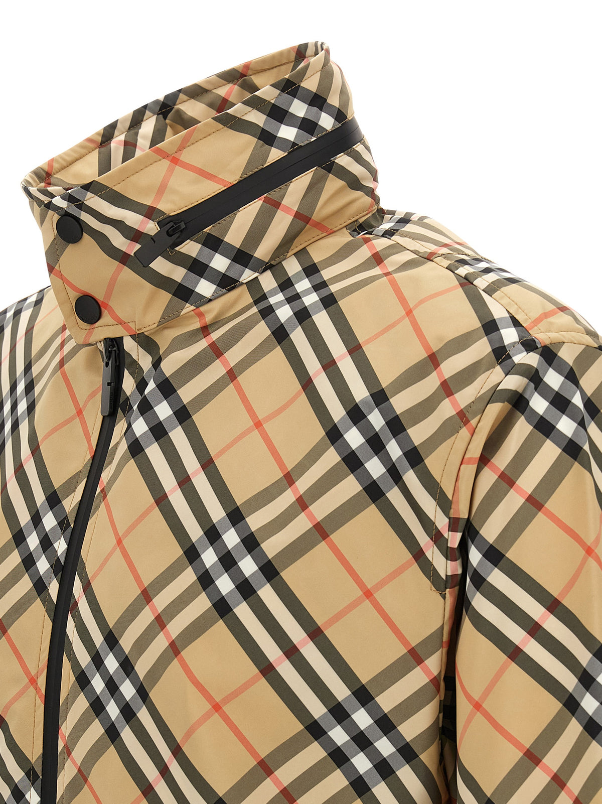 Burberry Beige Polyester Shell Jacke