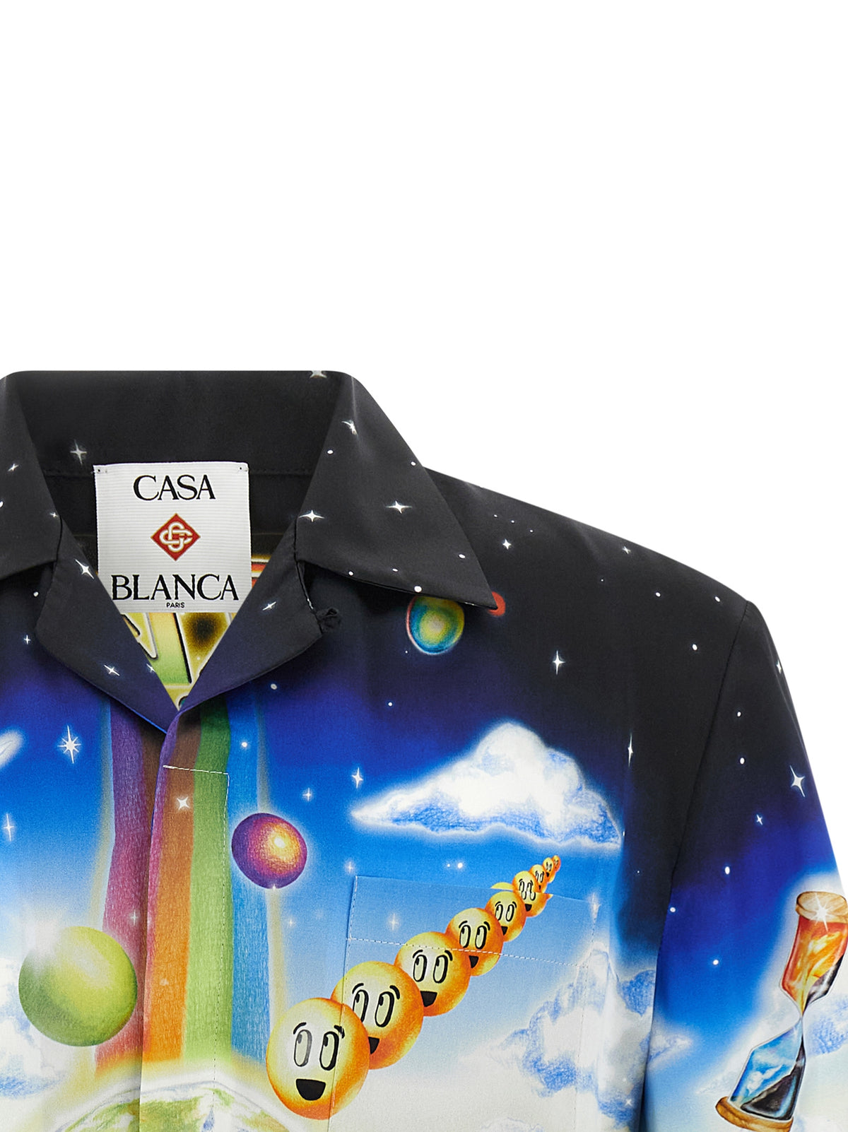 Casablanca Mehrfarbige Seidenbluse