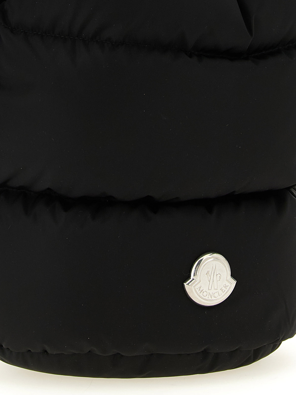 Moncler Schwarze Schultertasche aus Polyamid