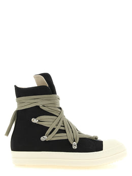 DRKSHDW Schwarze Low-Top-Sneaker aus Baumwolle