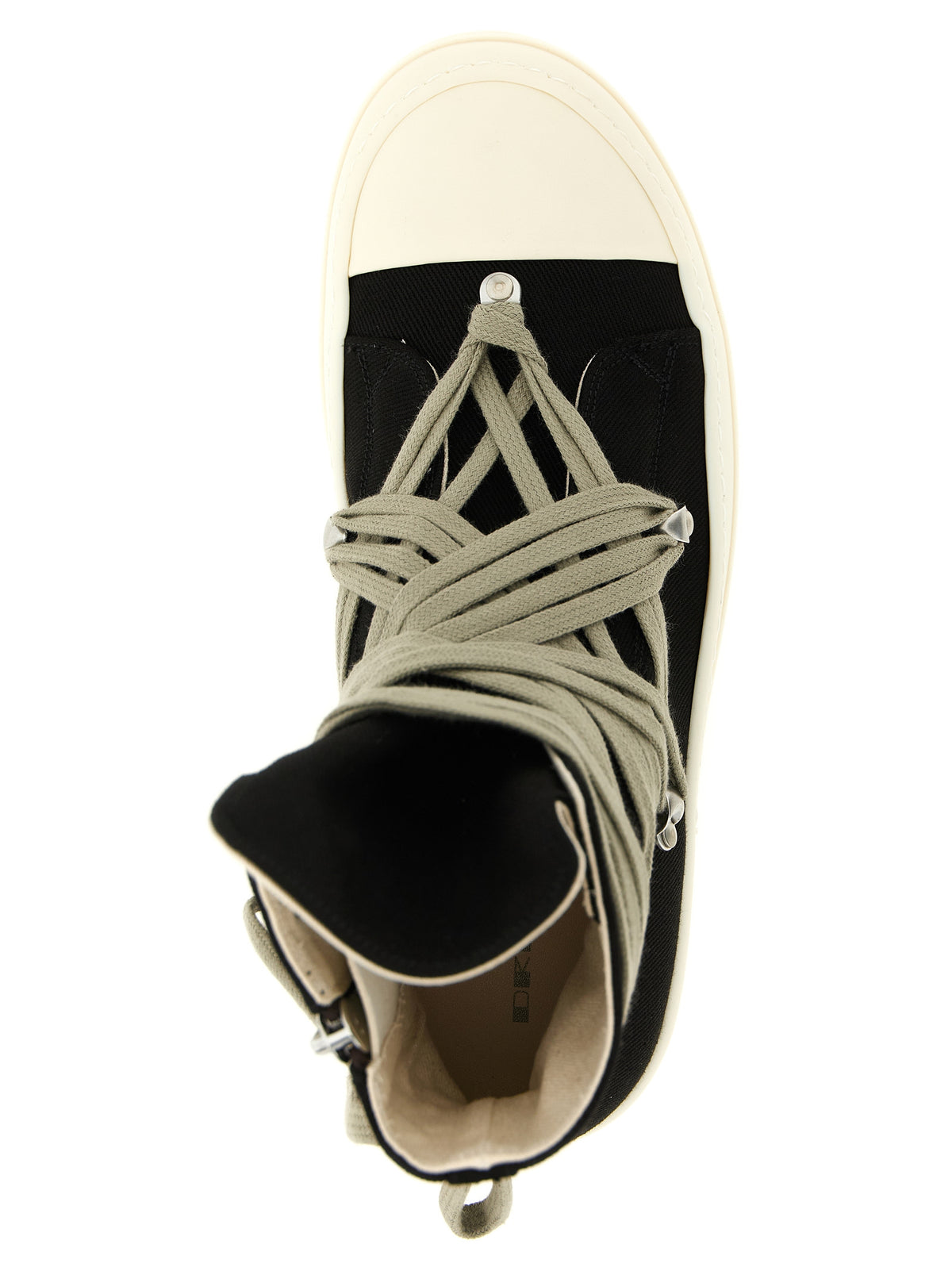 DRKSHDW Schwarze Low-Top-Sneaker aus Baumwolle