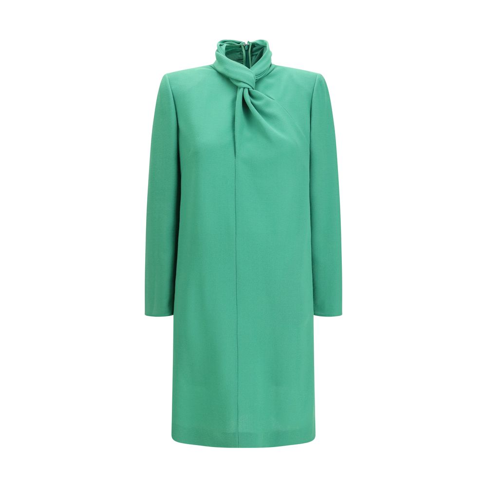 Valentino Garavani Zweifarbige Wollkleid Oves Aries