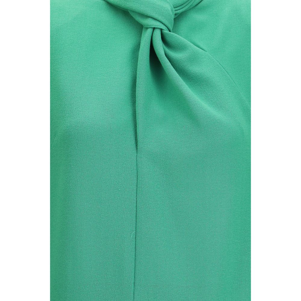Valentino Garavani Zweifarbige Wollkleid Oves Aries
