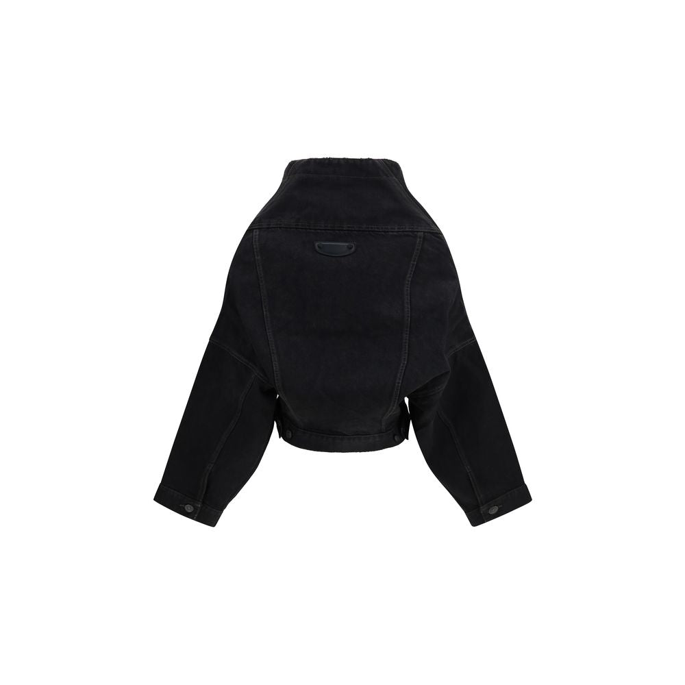 Balenciaga Schwarze Baumwoll-Denimjacke