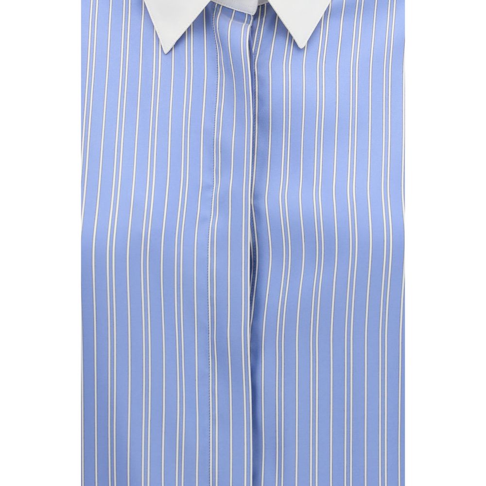 Tom Ford Blaues Seidenhemd