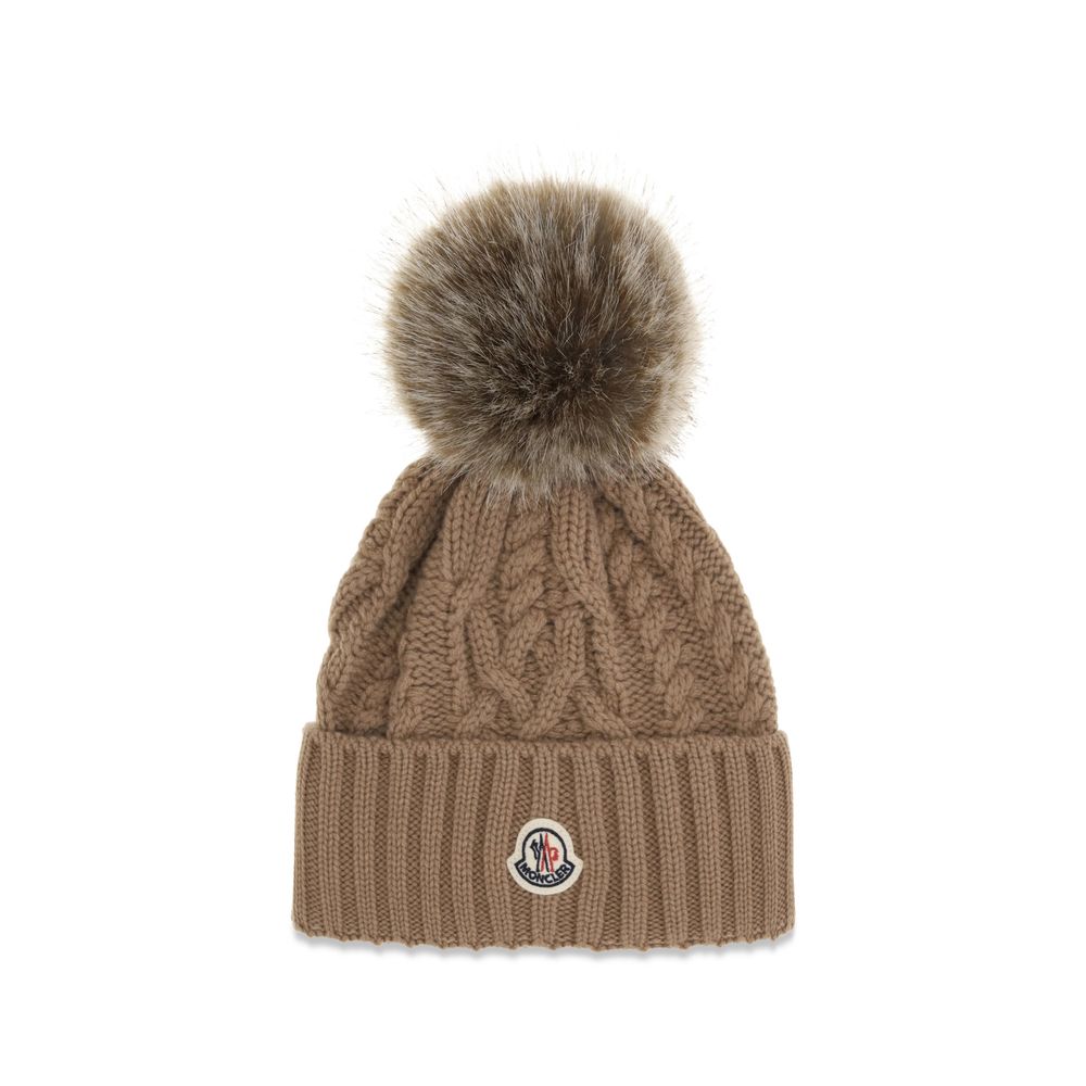 Moncler Mütze aus Wolle von Ovis Aries in Braun
