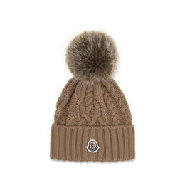Moncler Mütze aus Wolle von Ovis Aries in Braun
