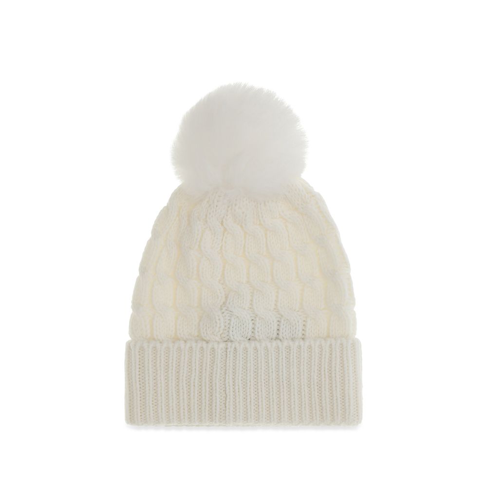 Moncler Grenoble Weiße Wollmütze Oves Aries