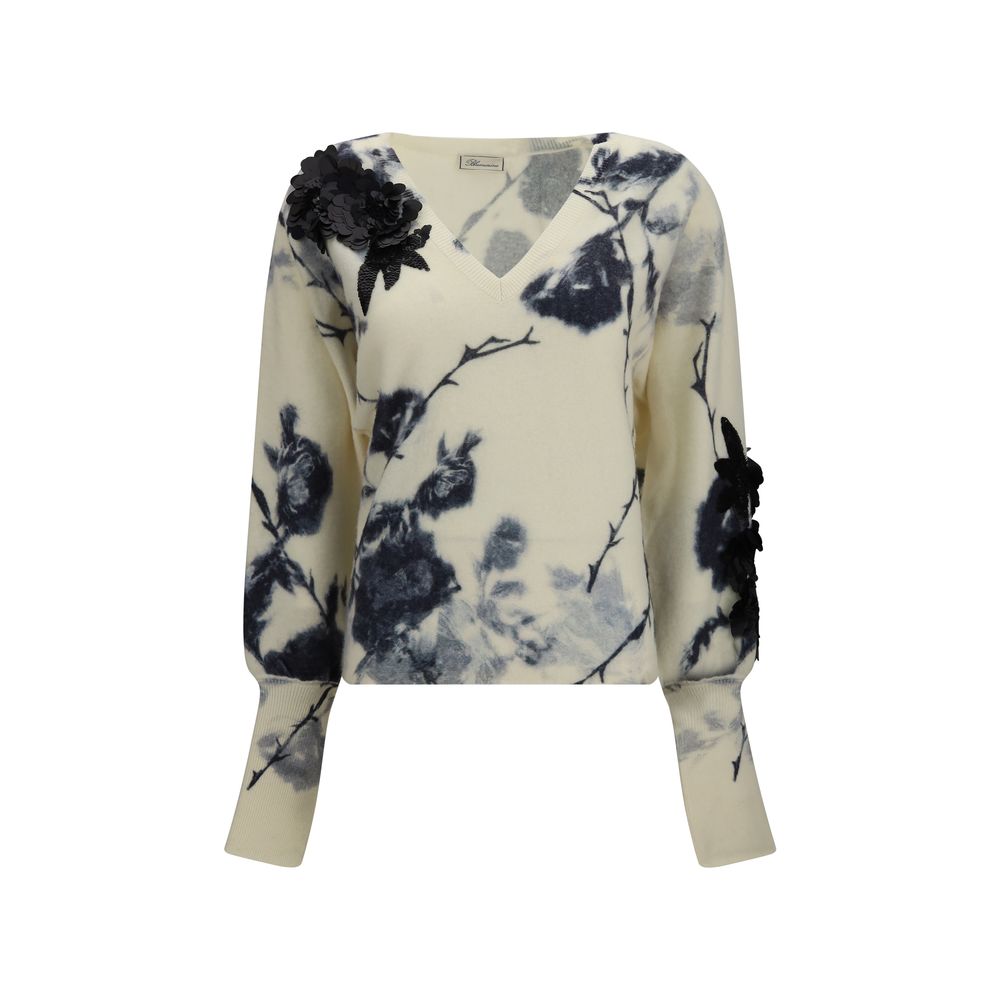 Blumarine Beiger Kaschmirpullover