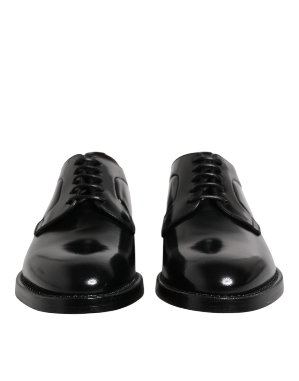 Dolce & Gabbana Schwarze Oxford- und Derby-Schuhe aus Kalbsleder
