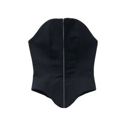 Alexander McQueen Schwarzes Oves Aries Korsett aus Wolle