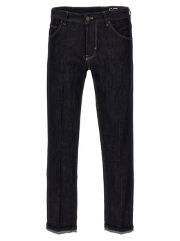 PT Torino Blaue Jeans aus Baumwolle im geraden Schnitt