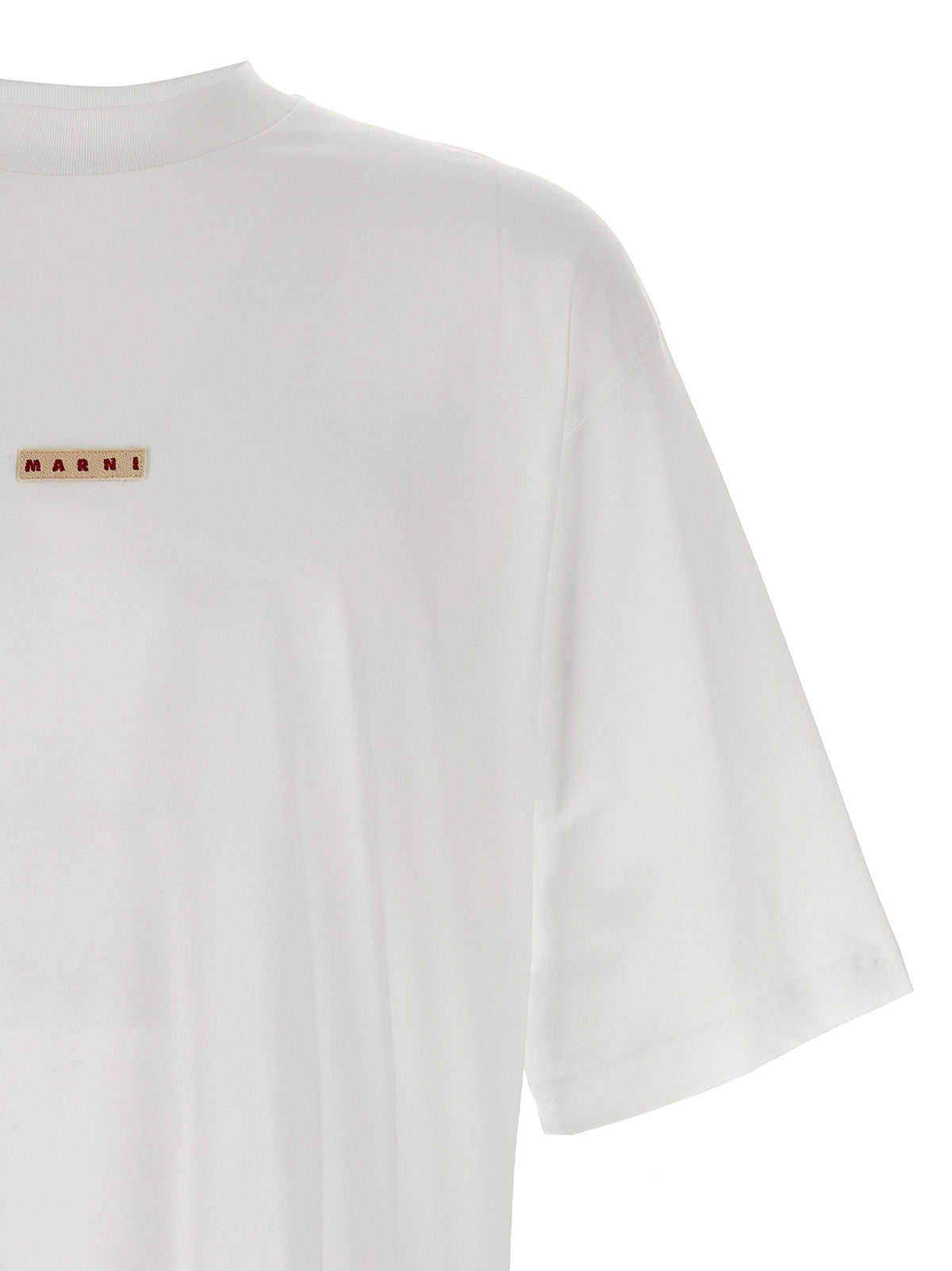 Marni Weißes Baumwoll-T-Shirt