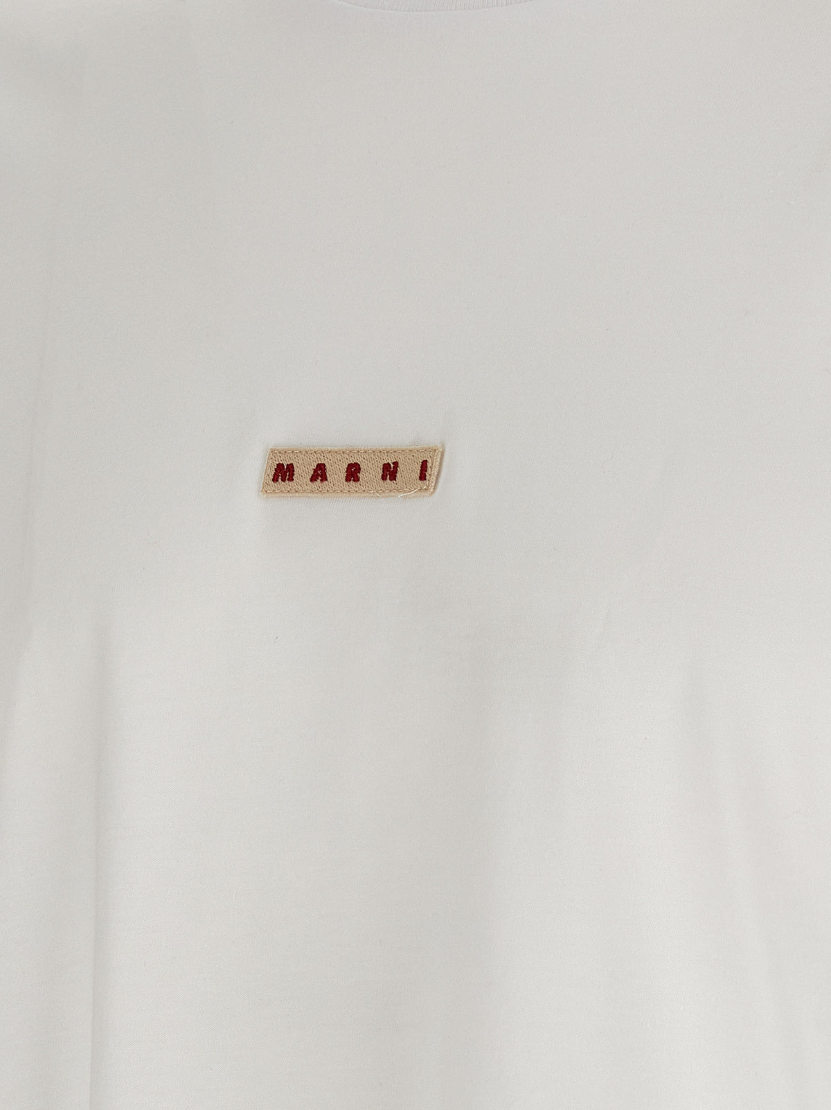 Marni Weißes Baumwoll-T-Shirt
