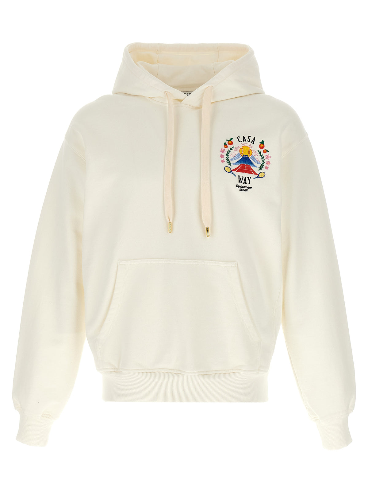 Casablanca Weißes Baumwoll-Sweatshirt