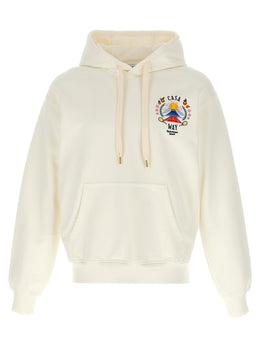 Casablanca Weißes Baumwoll-Sweatshirt
