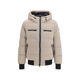 Moose Knuckles Beige Nylon Full-Length Jacket